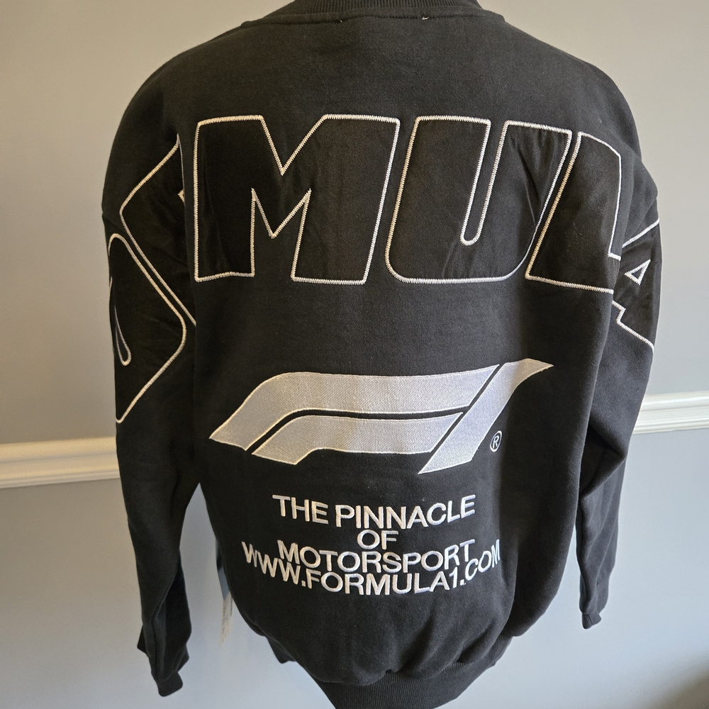 Formula 1 Motorsport Graphic Crewneck Sweatshirt - Black & White - Picture 4 of 8
